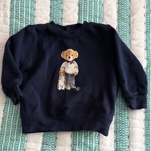Ralph Lauren Classic Bear Sweatshirt Size 9m